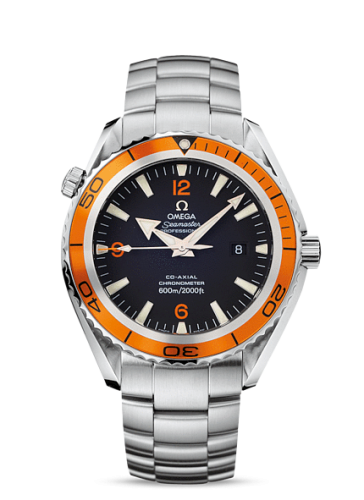 Omega Seamaster Planet Ocean 600M Co-Axial 45.5 Stainless Steel / Orange / Bracelet